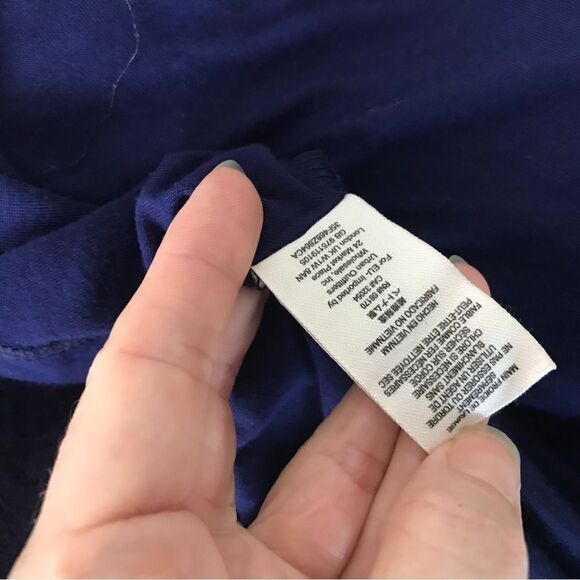 Free People Katya Paisley Lace Blue Asym Dress (S) - Picture 10 of 12